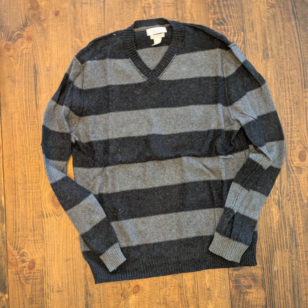 Banana Republic Luxury Blend Striped Sweater, L